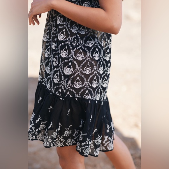 Anthropologie Sheer Mini Dress - Picture 3 of 13